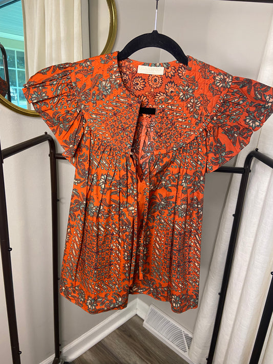 Ulla Johnson Kosta Top in Azure size 0