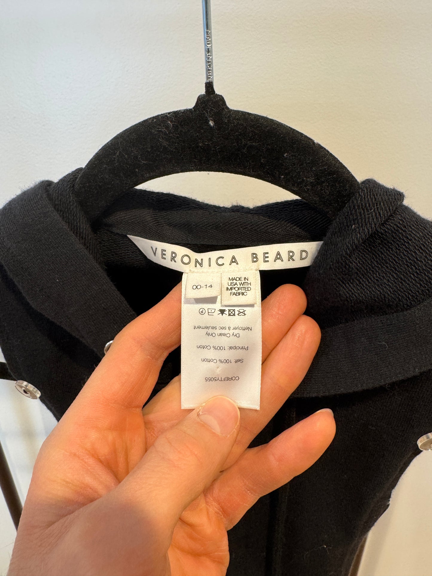 Veronica Beard Cotton Dickey Hooded size 00-14