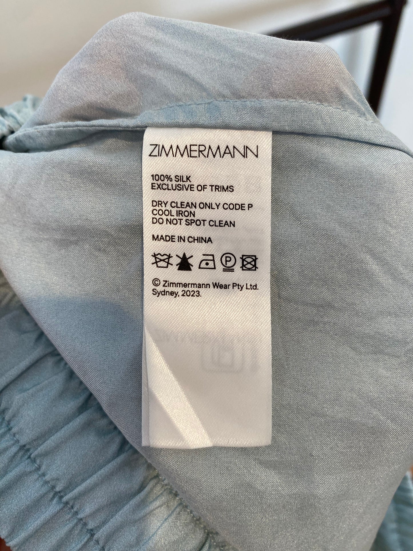Zimmermann Waverly Printed Silk Pants size US 6