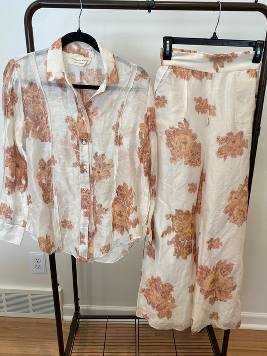 Viktoria & woods Idris Shirt and Lamont Pants Set size 0 - XS