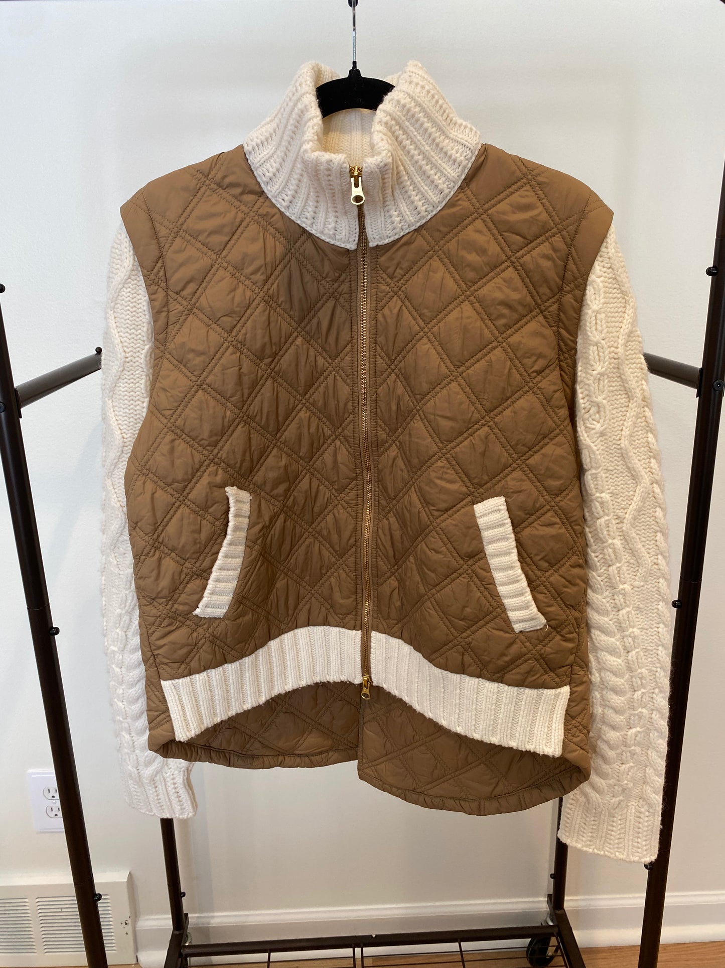 Veronica Beard Patra Mixed Media Jacket size L