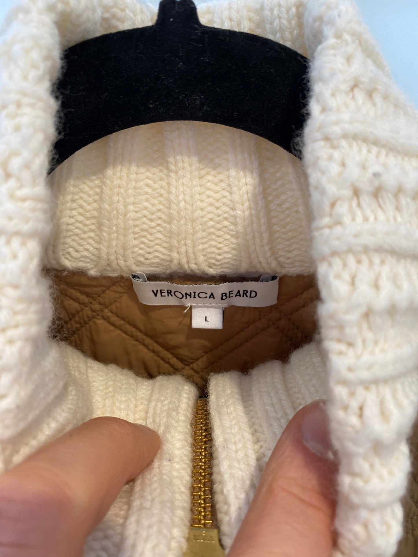 Veronica Beard Patra Mixed Media Jacket size L