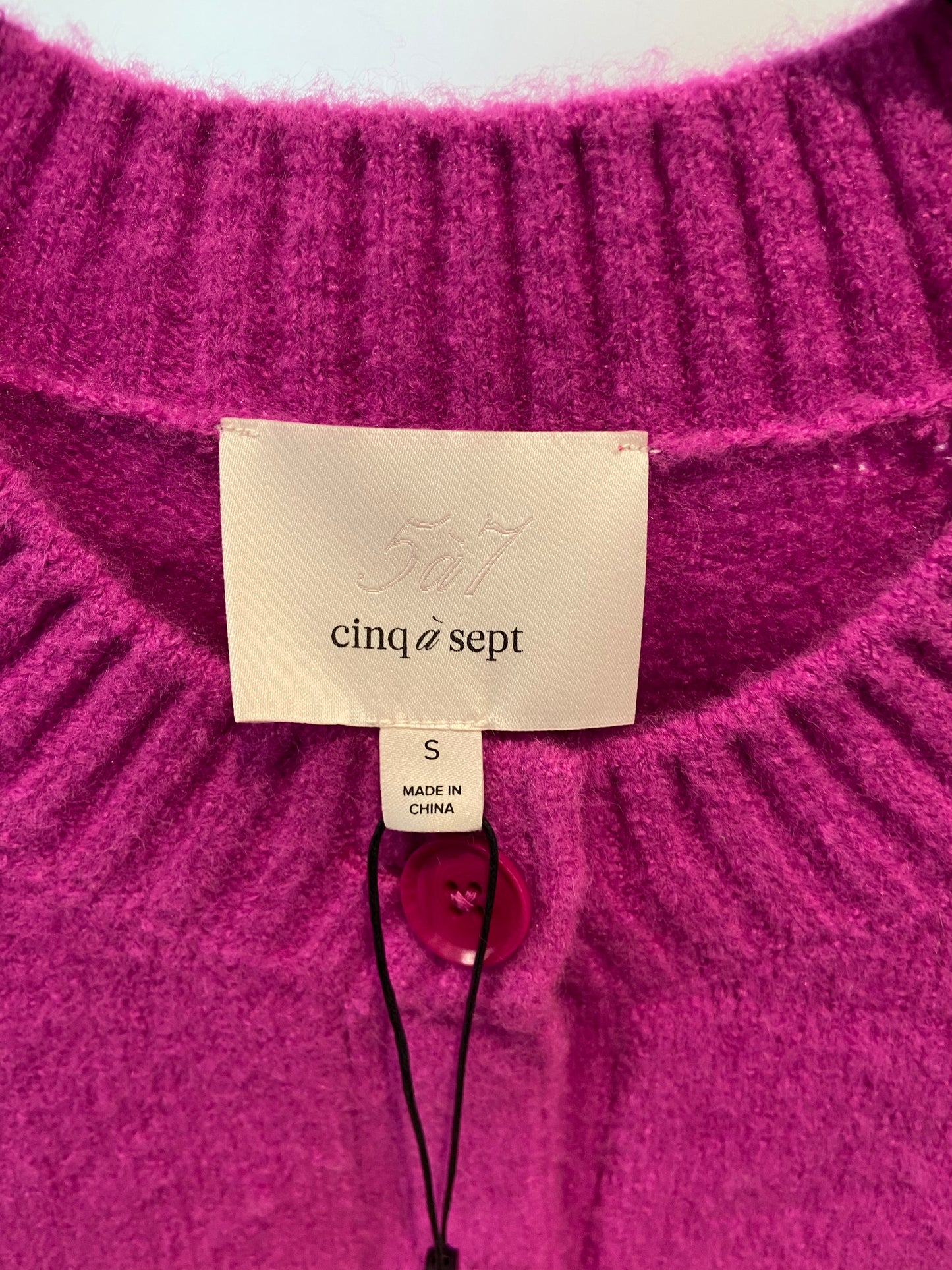 Cinq a Sept Oui Oui Cropped Cardigan size S