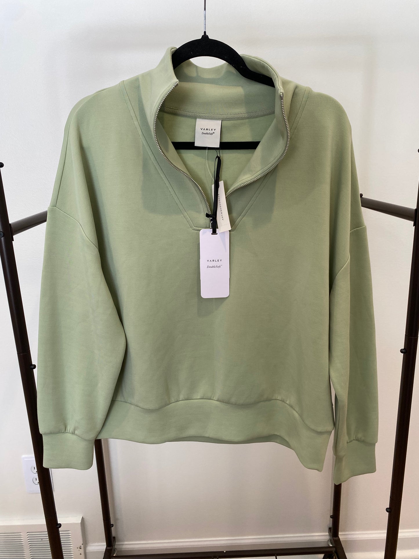 Varley Hawley Half Zip Sweatshirt size M
