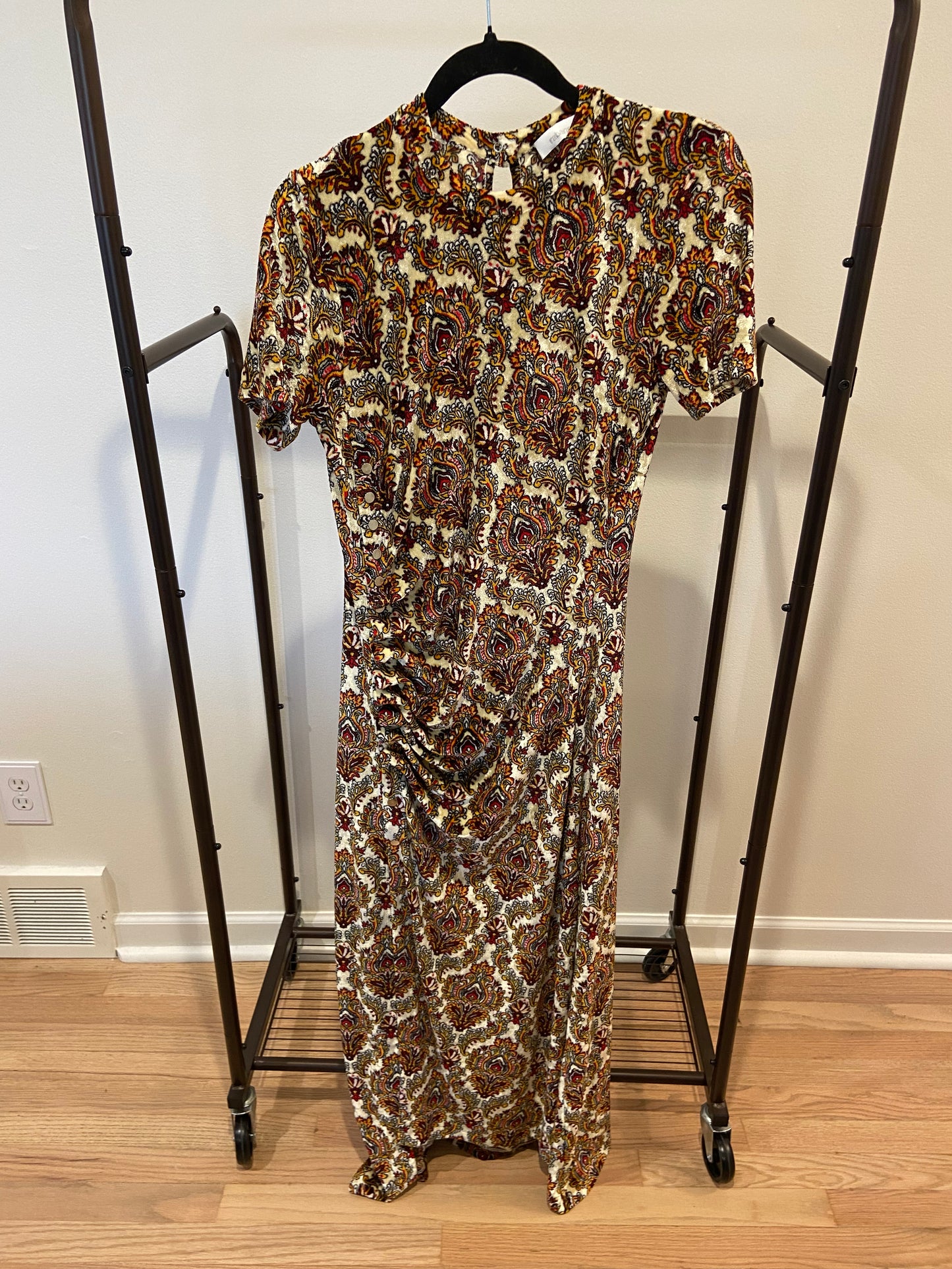 Rabanne Robe Midi Dress in Cachemire size US 8
