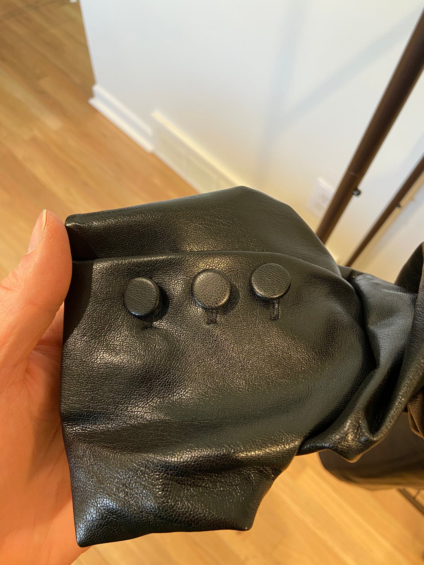 Cinq a Sept Vegan Leather Kylie Blazer size 4