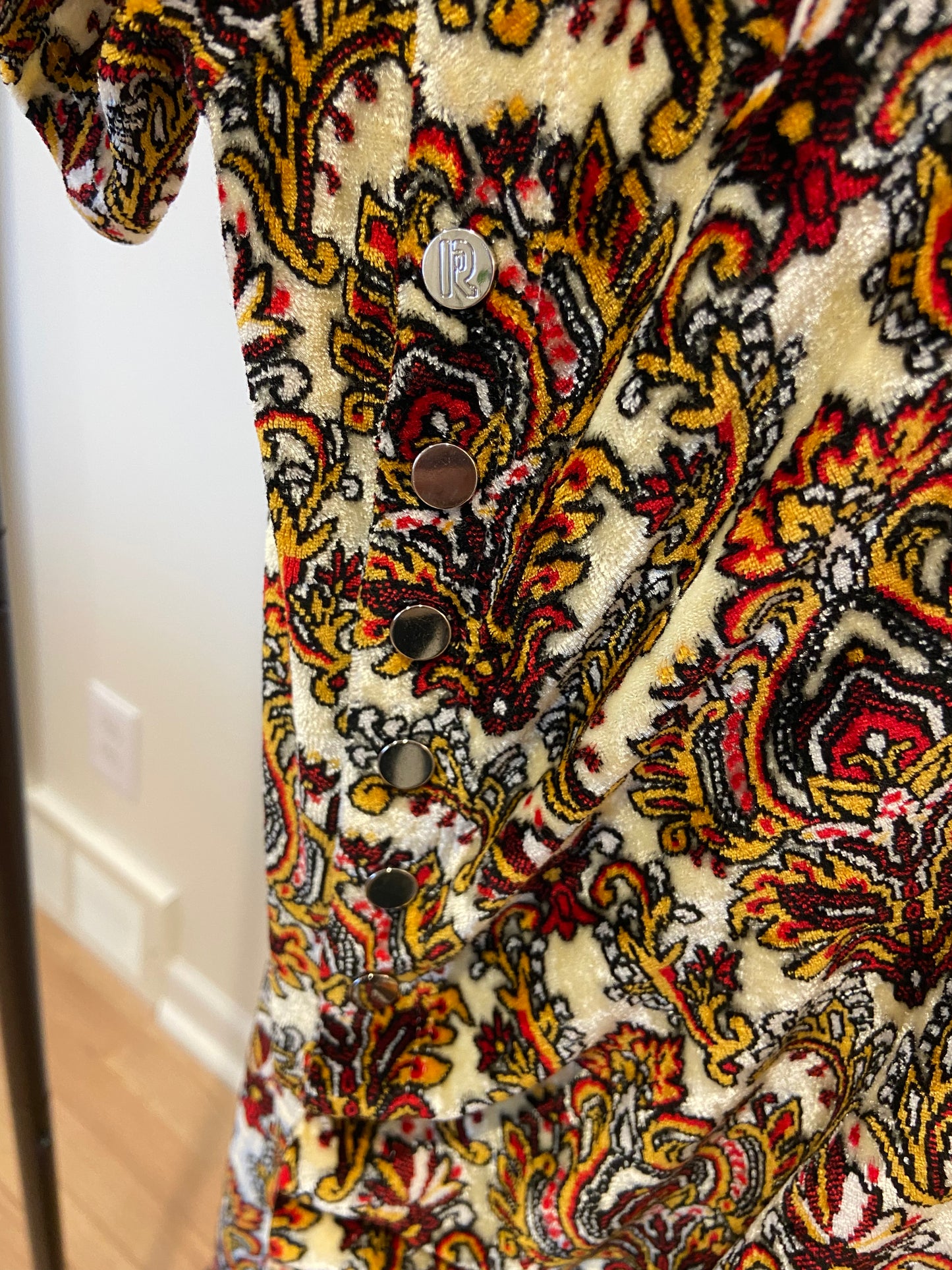 Rabanne Robe Midi Dress in Cachemire size US 8
