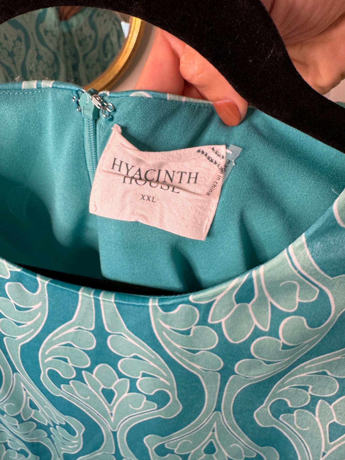 Hyacinth House Turquoise Farah Maxi Dress size XXL