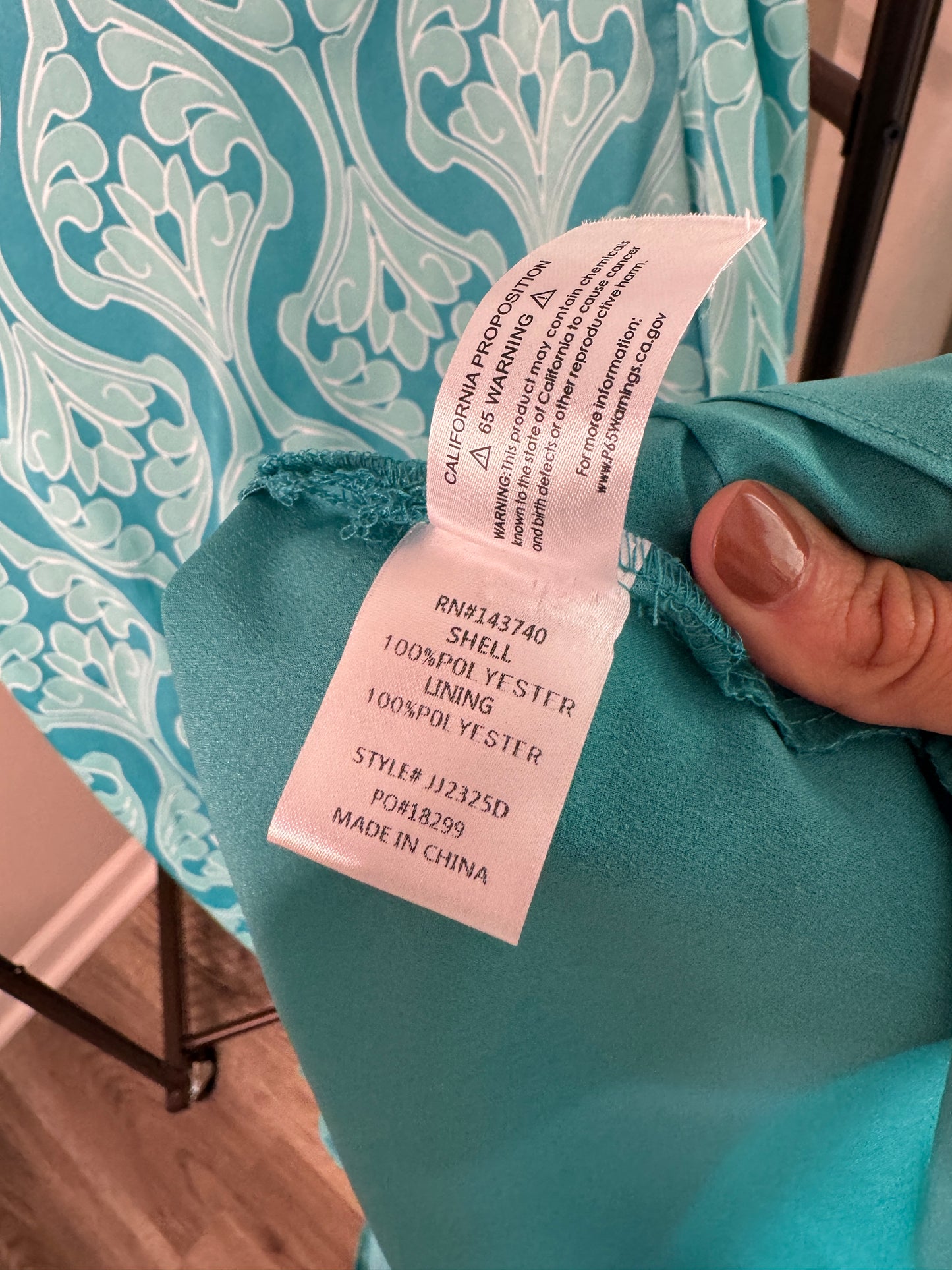 Hyacinth House Turquoise Farah Maxi Dress size XXL