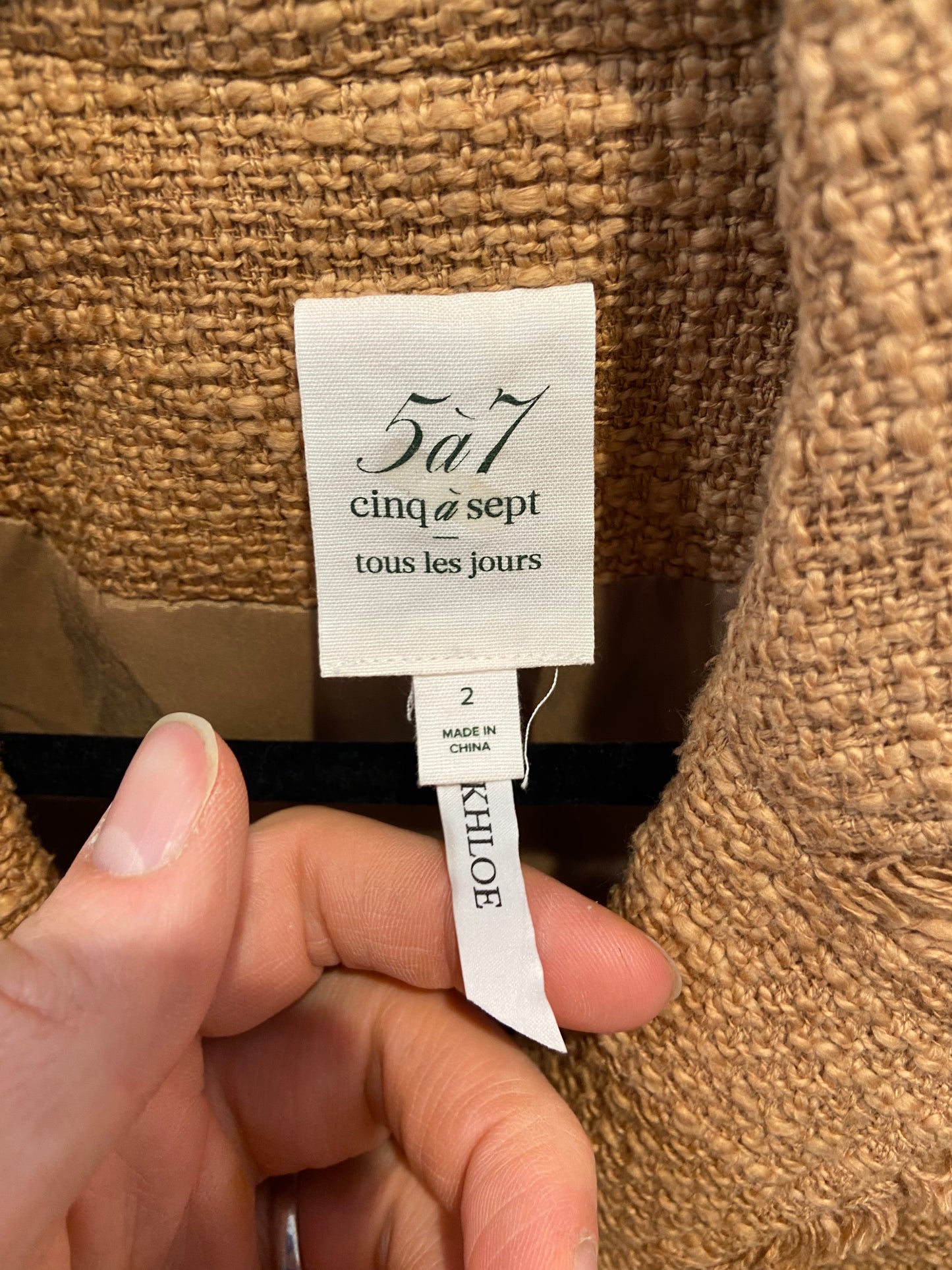 Cinq a Sept Khloe Boucle Blazer size 2