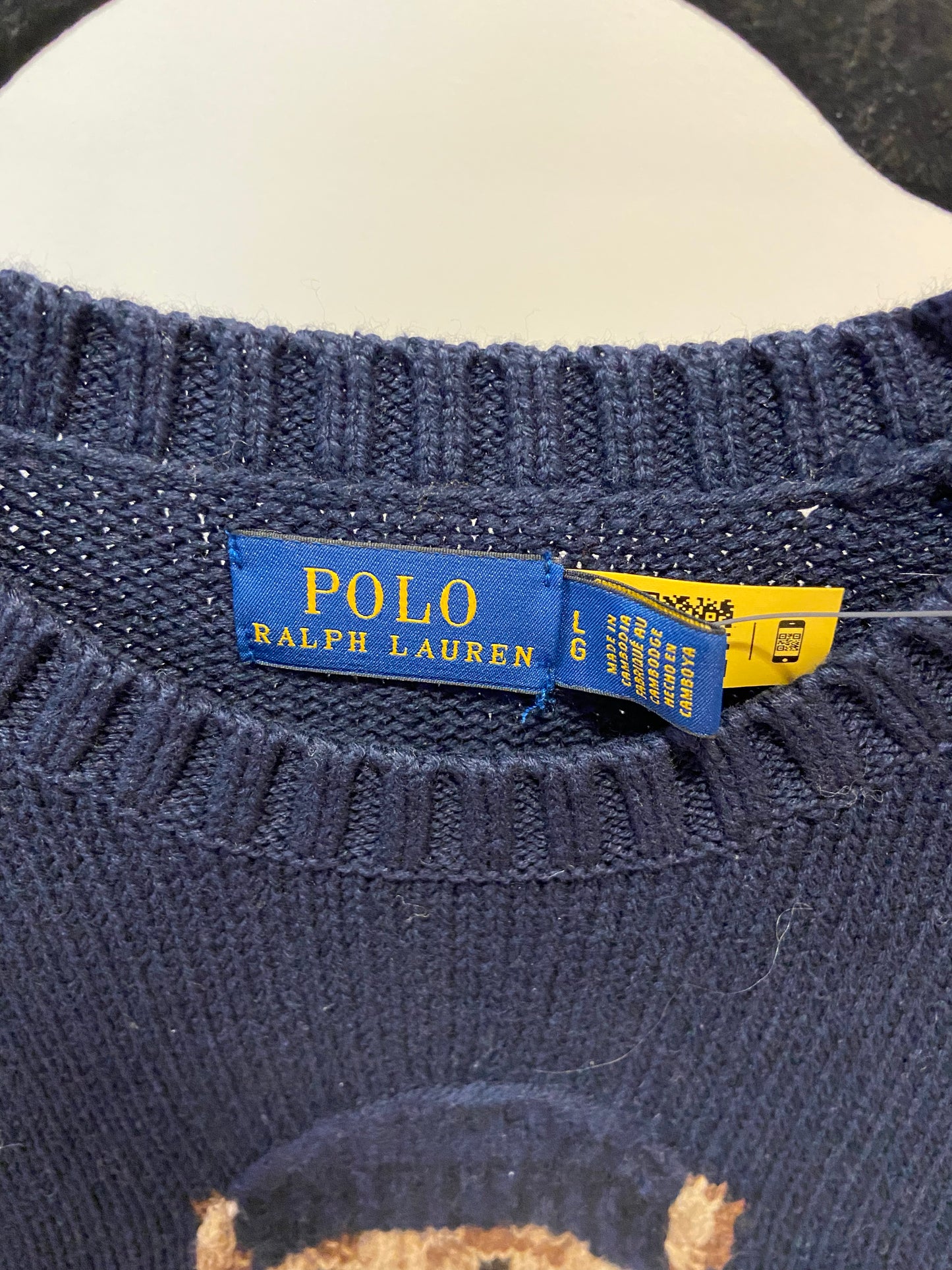 Polo Ralph Lauren Bear Sweater size L