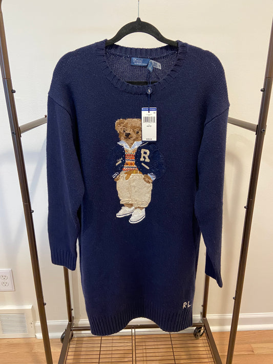 Polo Ralph Lauren Bear Sweater Dress size S