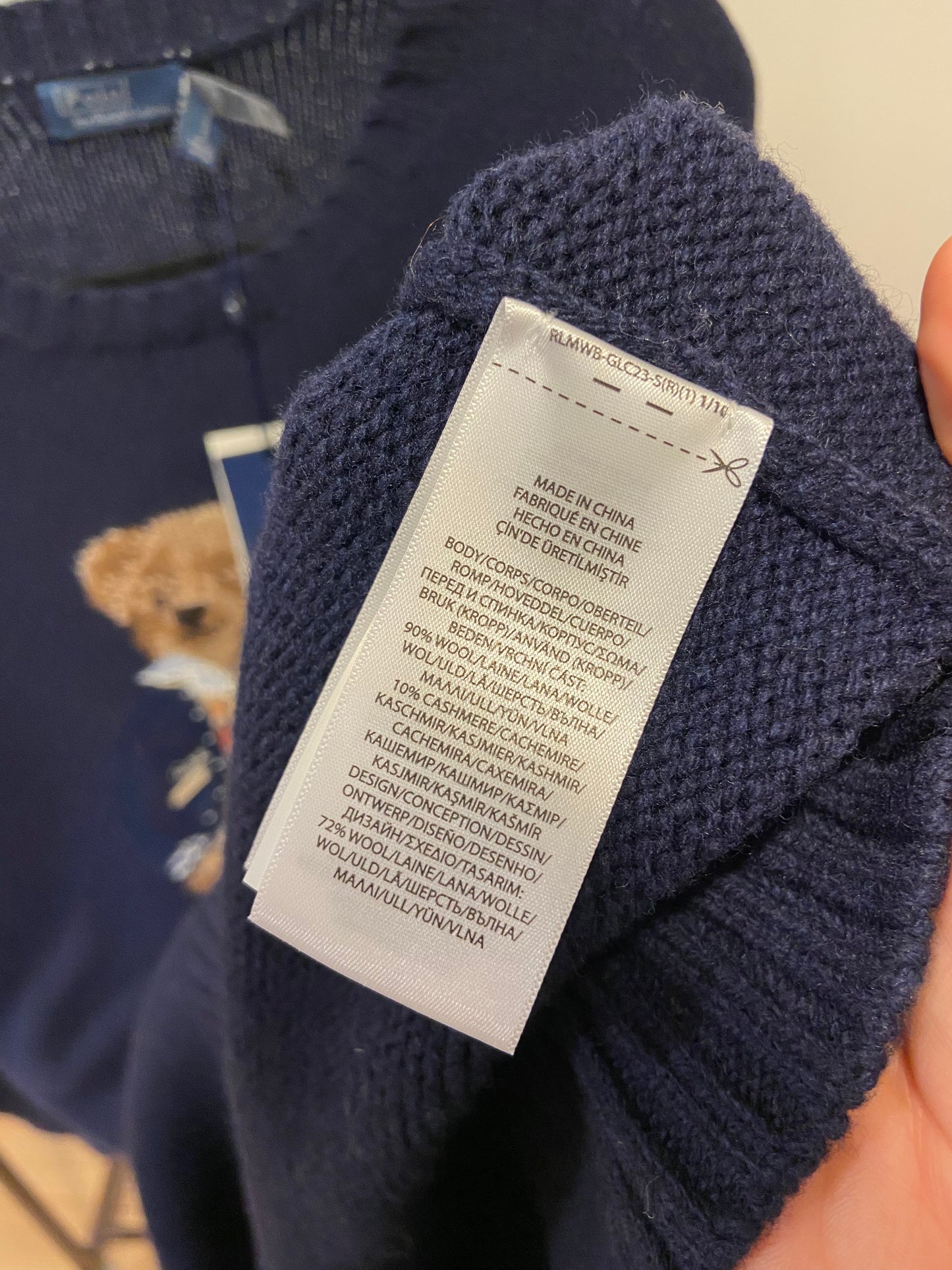 Polo Ralph Lauren Bear Sweater Dress size S