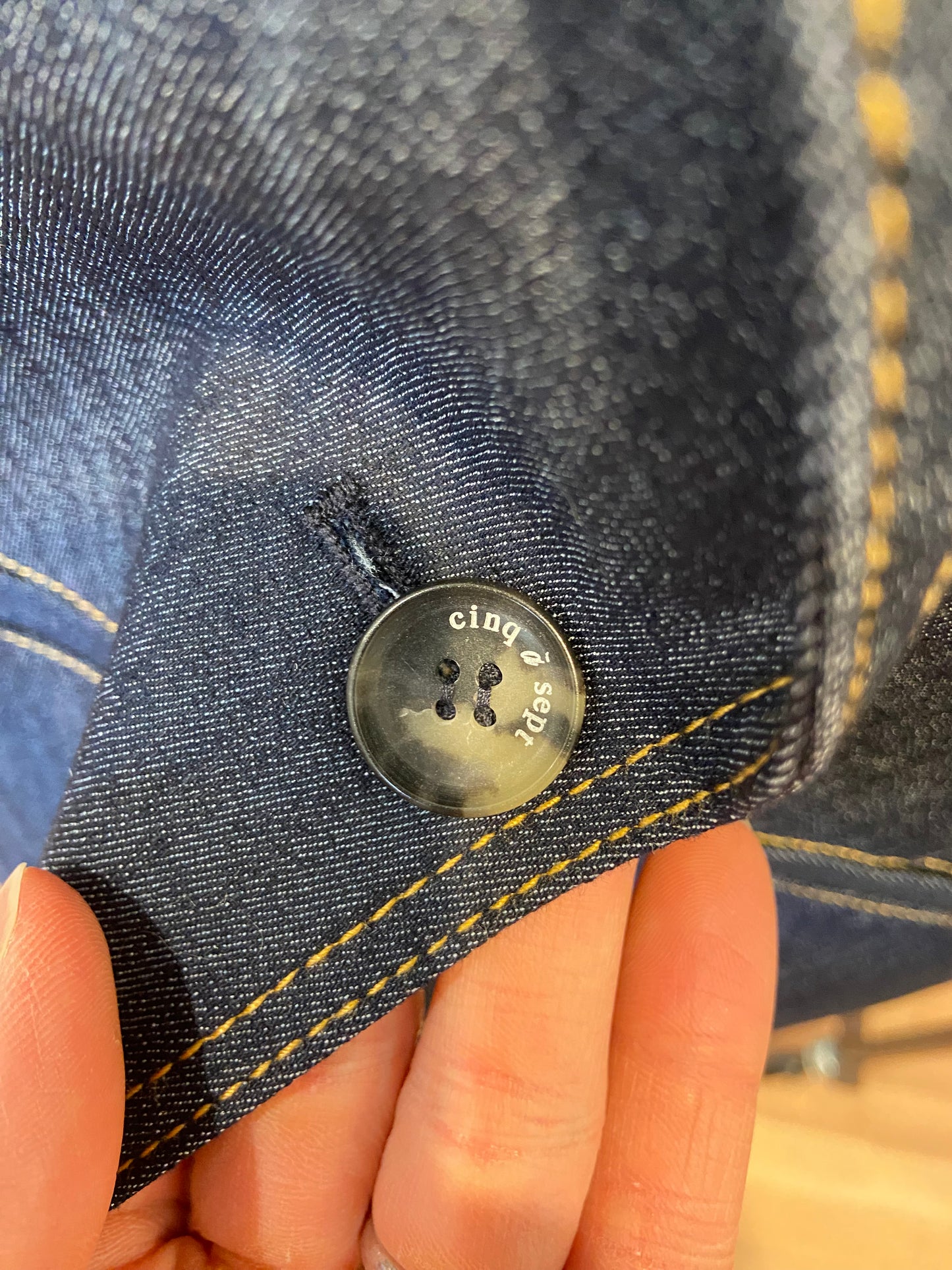 Cinq a Sept Denim Khloe Blazer size 10