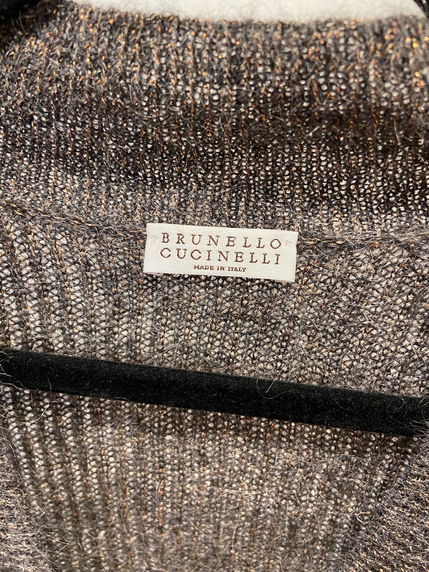 Brunello Cucinelli Mohair and Alpaca Sparkling Cardigan size S