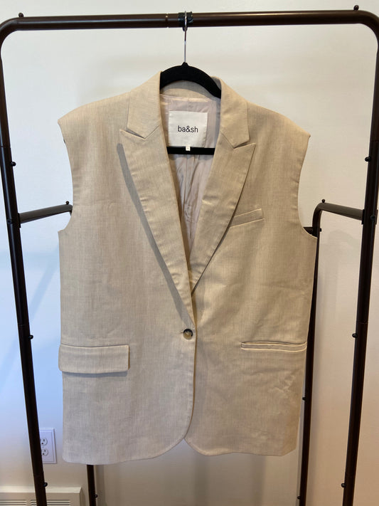 Ba&sh Tailored Vest size 1 Small