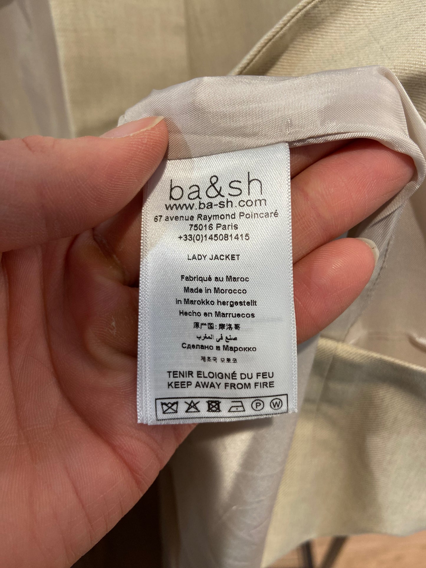 Ba&sh Tailored Vest size 1 Small