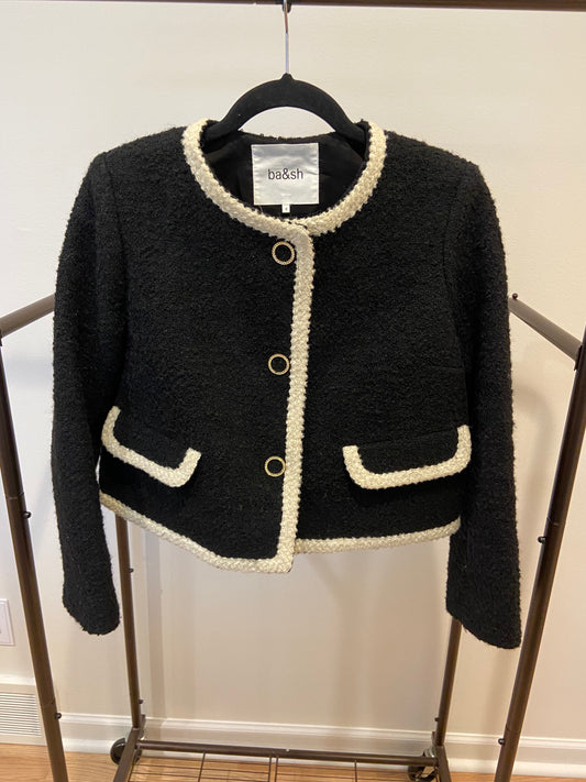 Ba&sh Fedji Tweed Jacket size XS