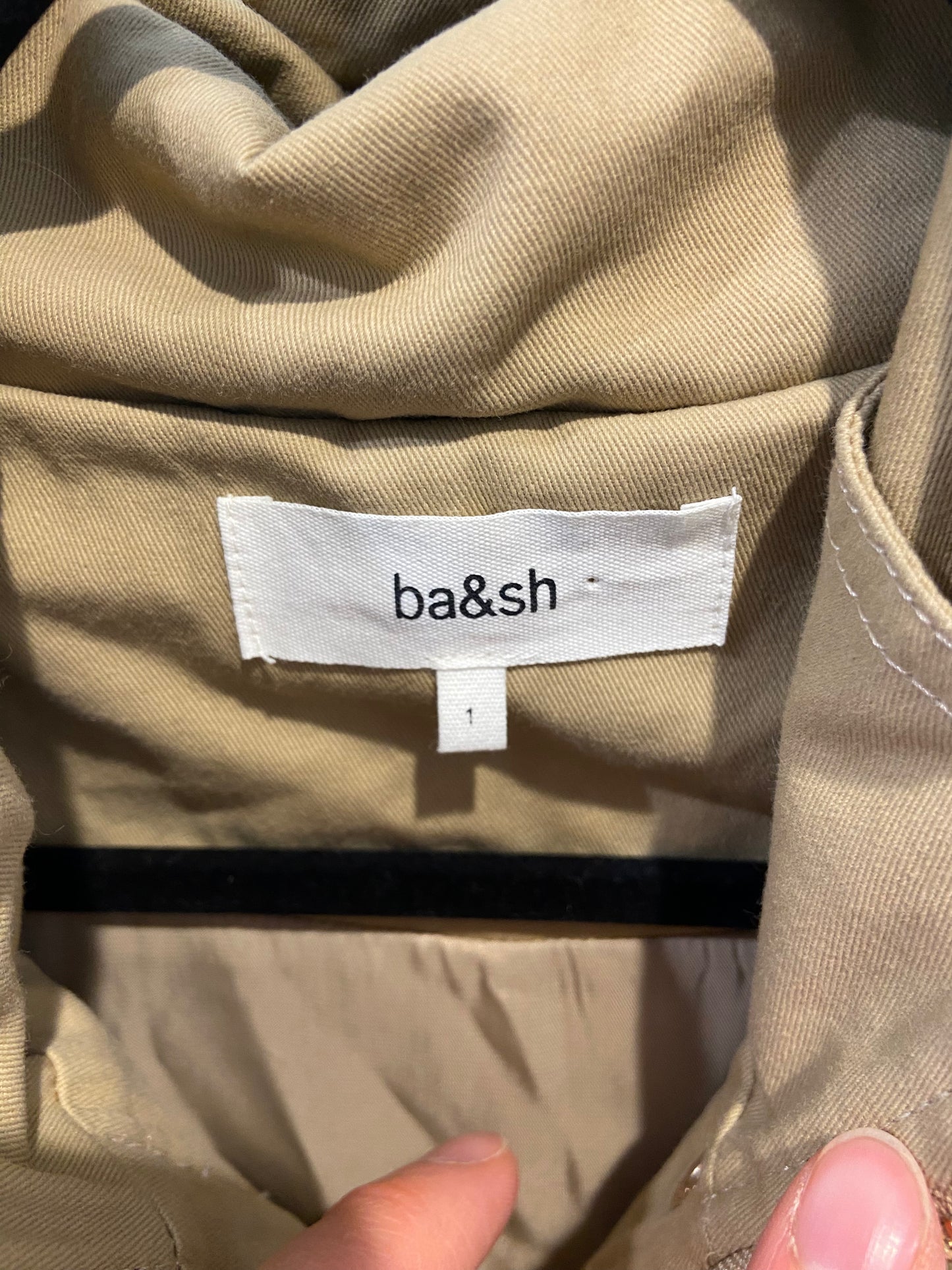 Ba&sh Ted Trenchcoat Jacket size 1 - small