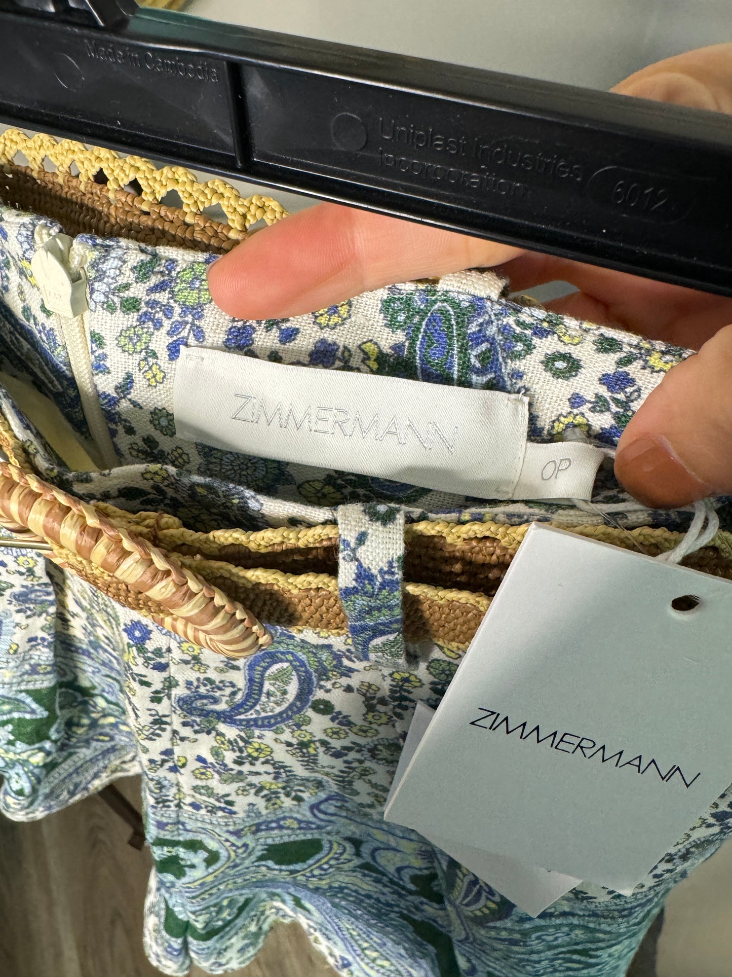 ZIMMERMANN Ottis Pintuck Shorts size 0P (2P)