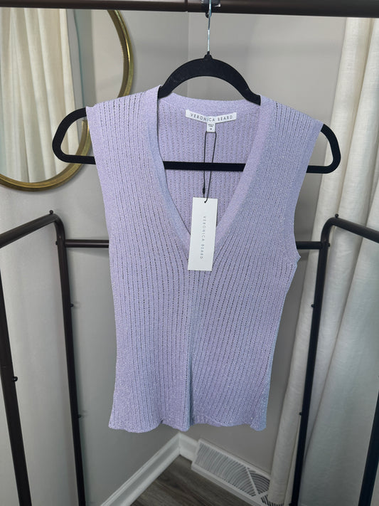 Veronica Beard Sid Knit Top size M