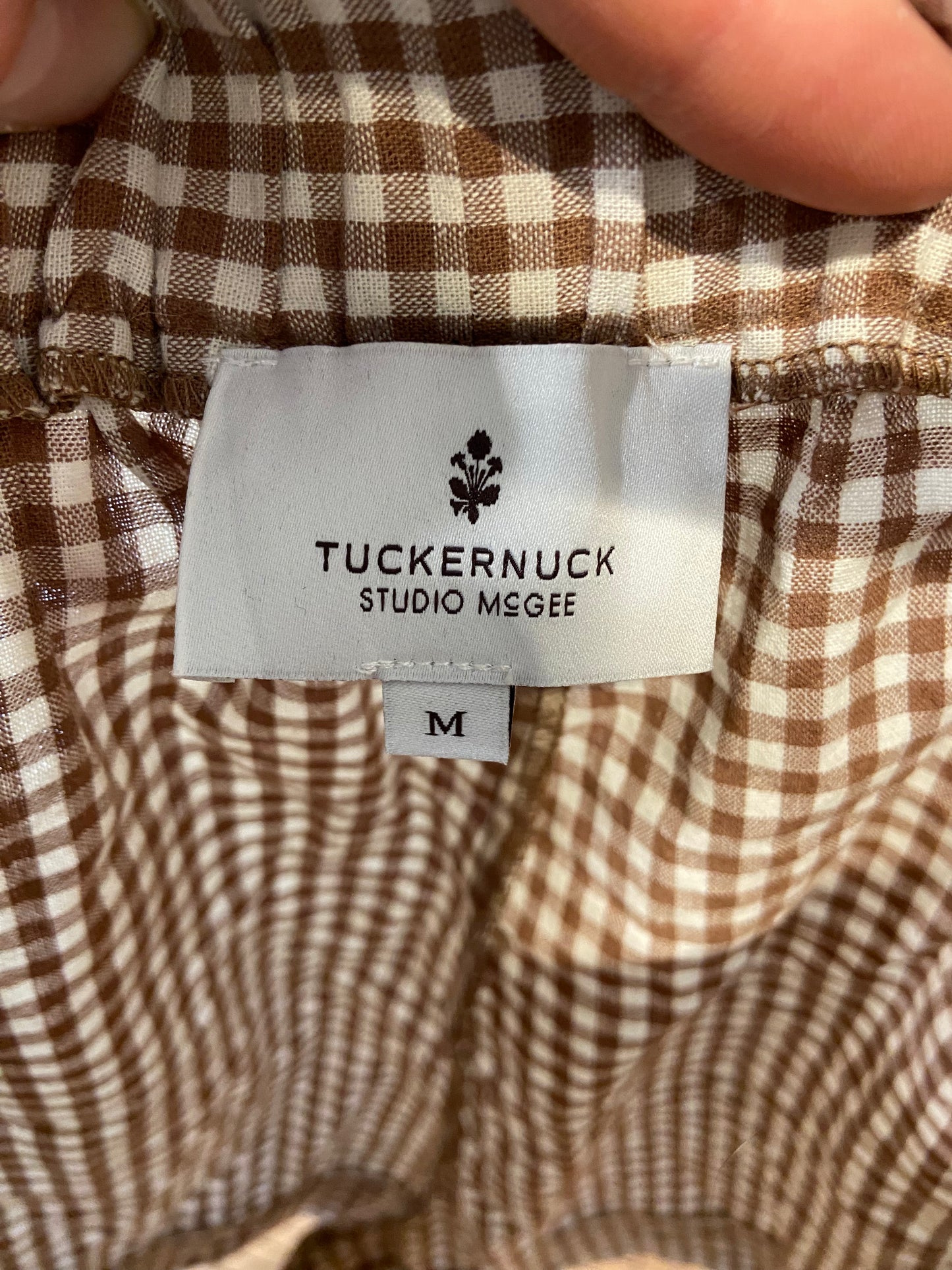 Tuckernuck Mocha Brown Cotton August Shorts size M