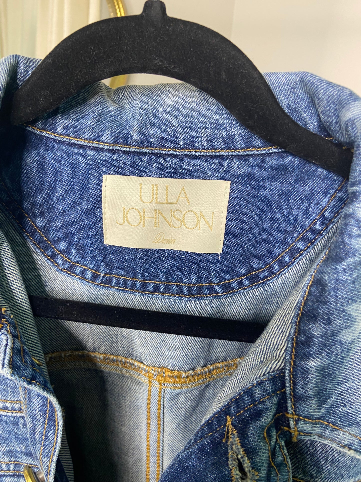 Ulla Johnson Odette Denim Jacket size M