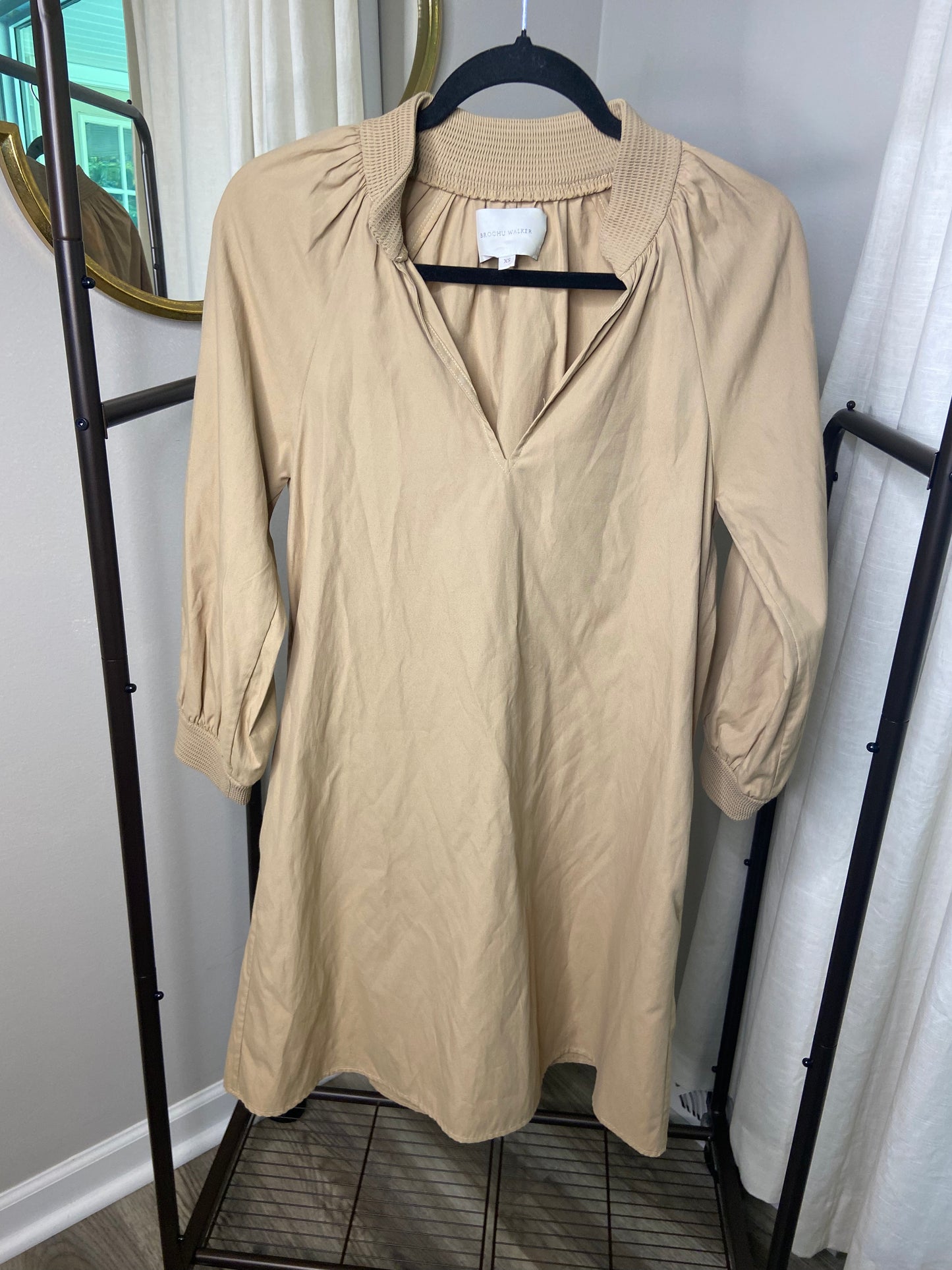 Brochu Walker Amaia Mini Dress in Sahara size XS