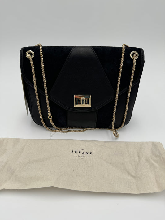 Sezane Clark Black Bag
