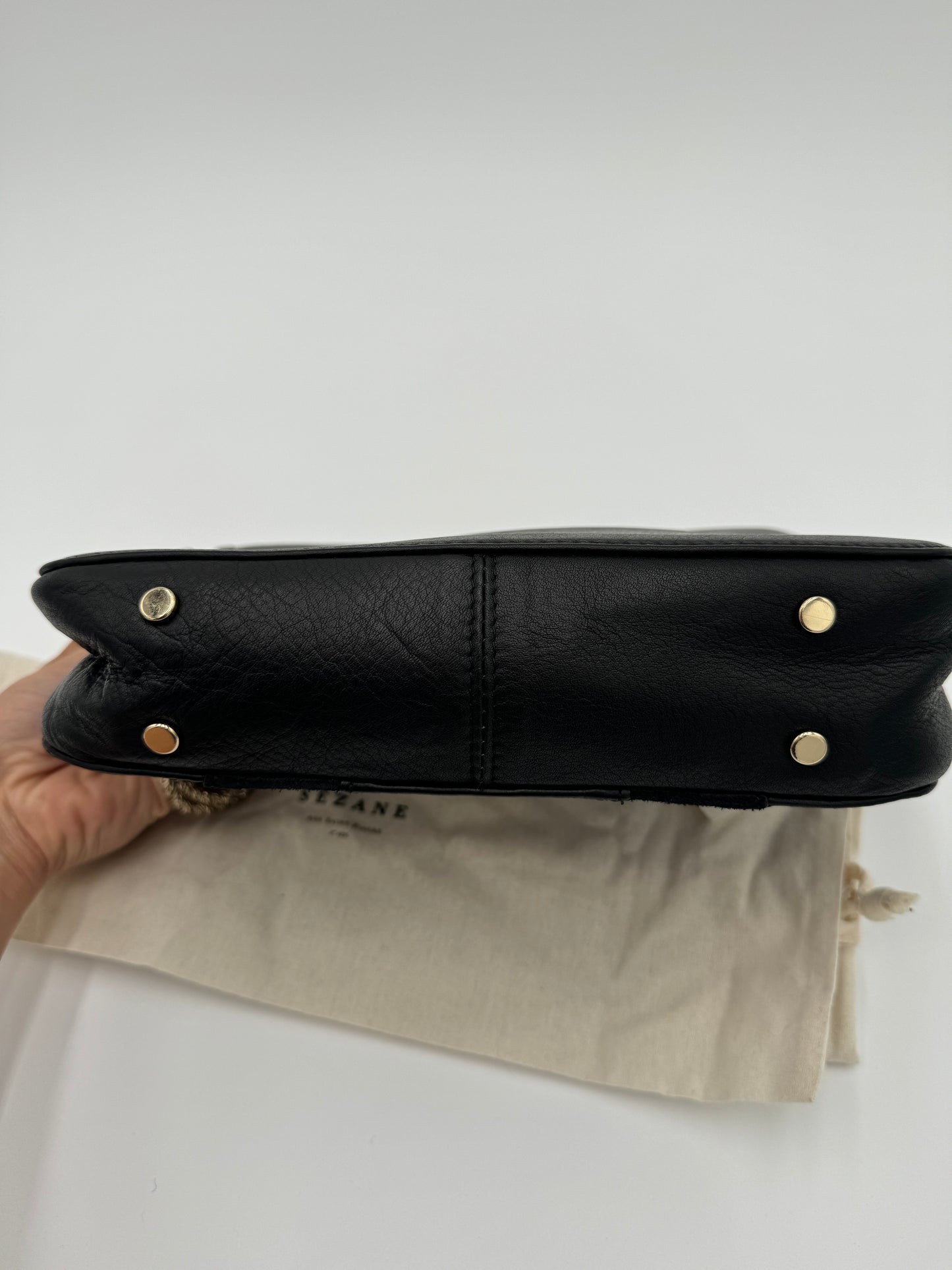 Sezane Clark Black Bag