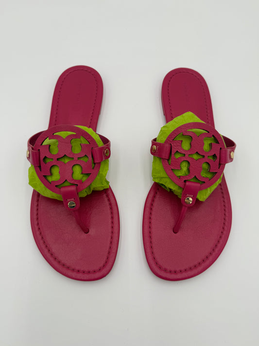 Tory Burch Fuchsia Miller Sandals size 10.5