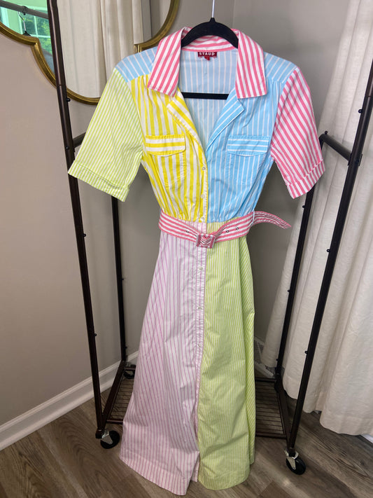 Staud Striped Millie Dress size 2