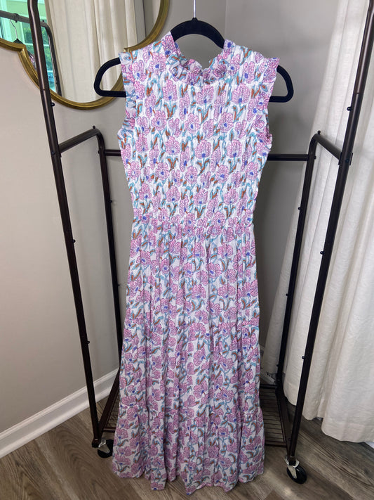 Oliphant Smocked Maxi Dress size XS