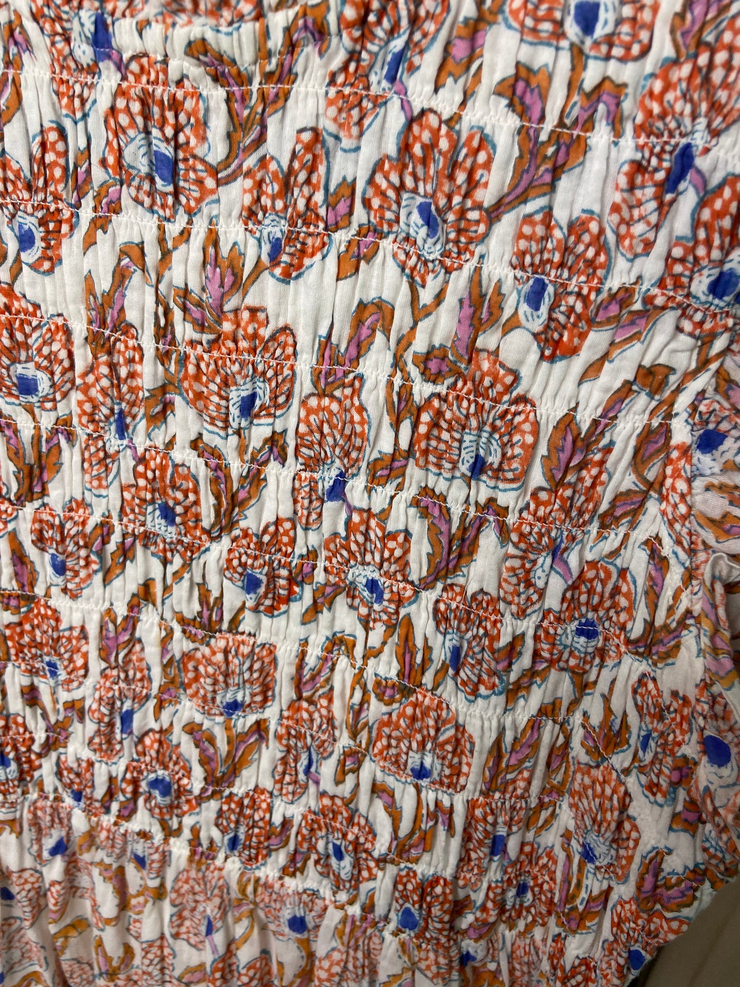Oliphant Smocked Maxi Dress size XXL