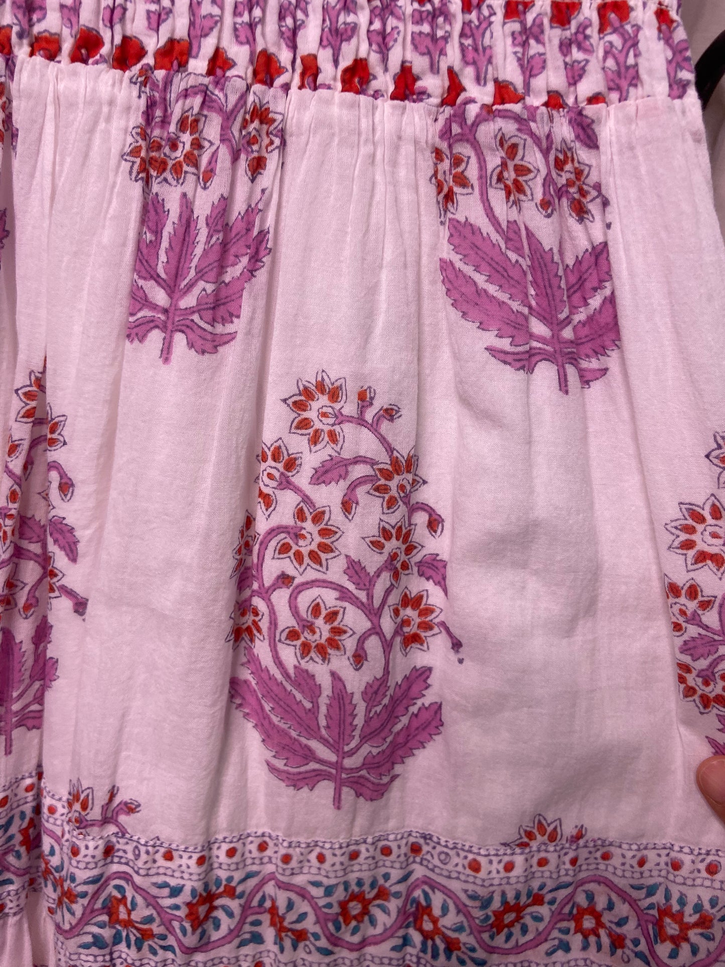 Oliphant Smocked Maxi Dress size S