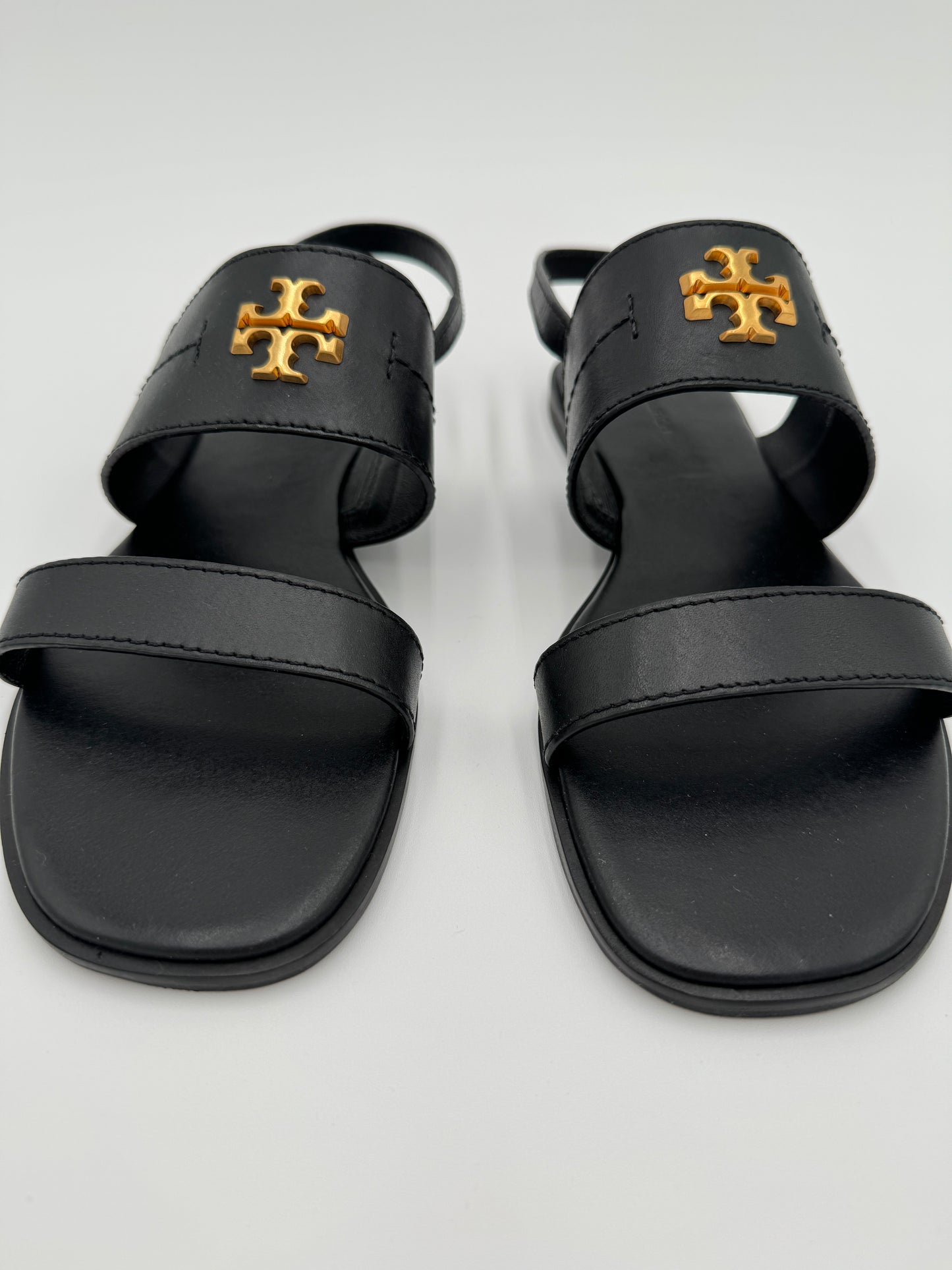 Tory Burch Mini Everly Black Sandals size 8.5