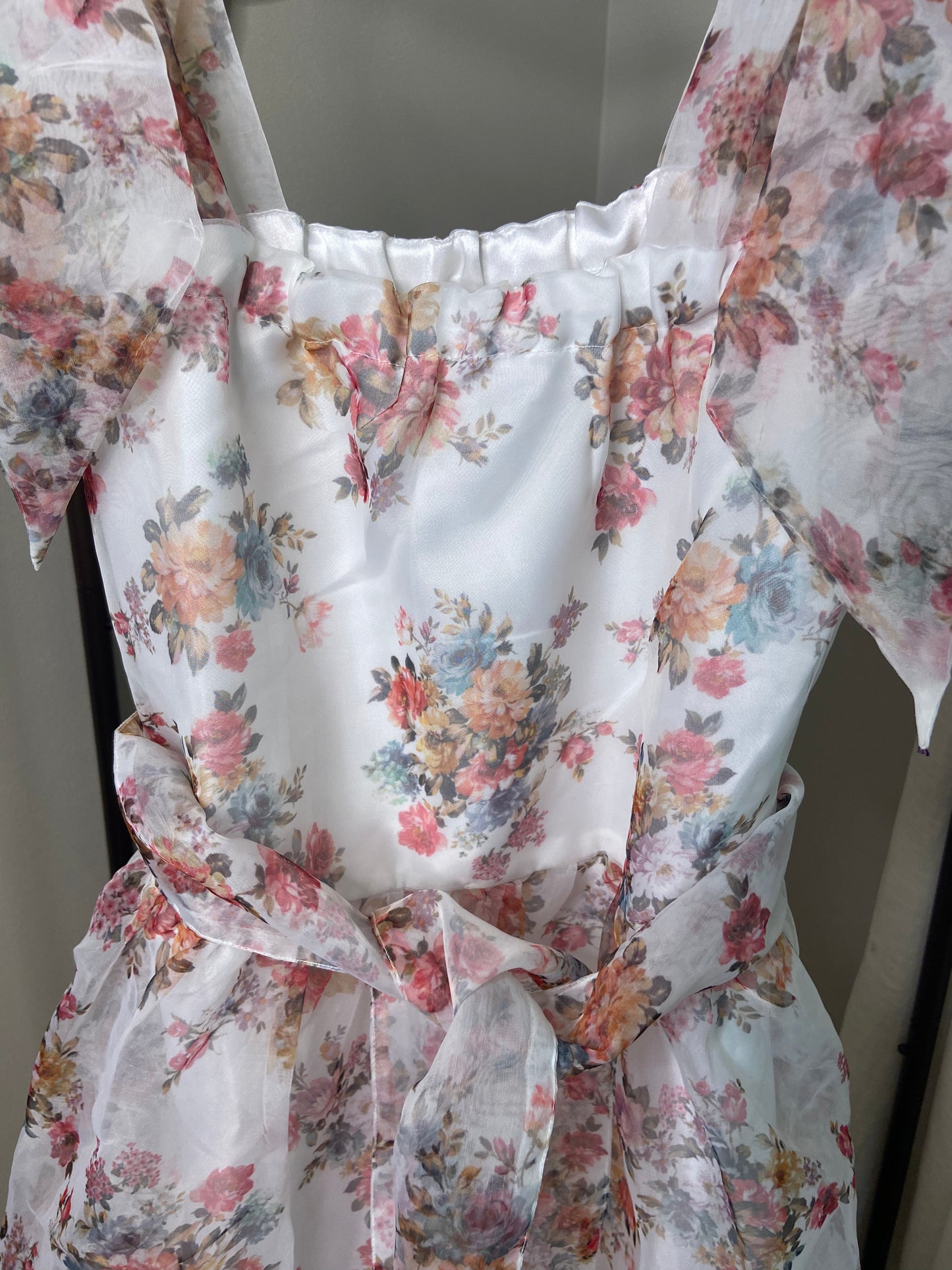Sue Sartor Annabelle Silk Organza Dress size M