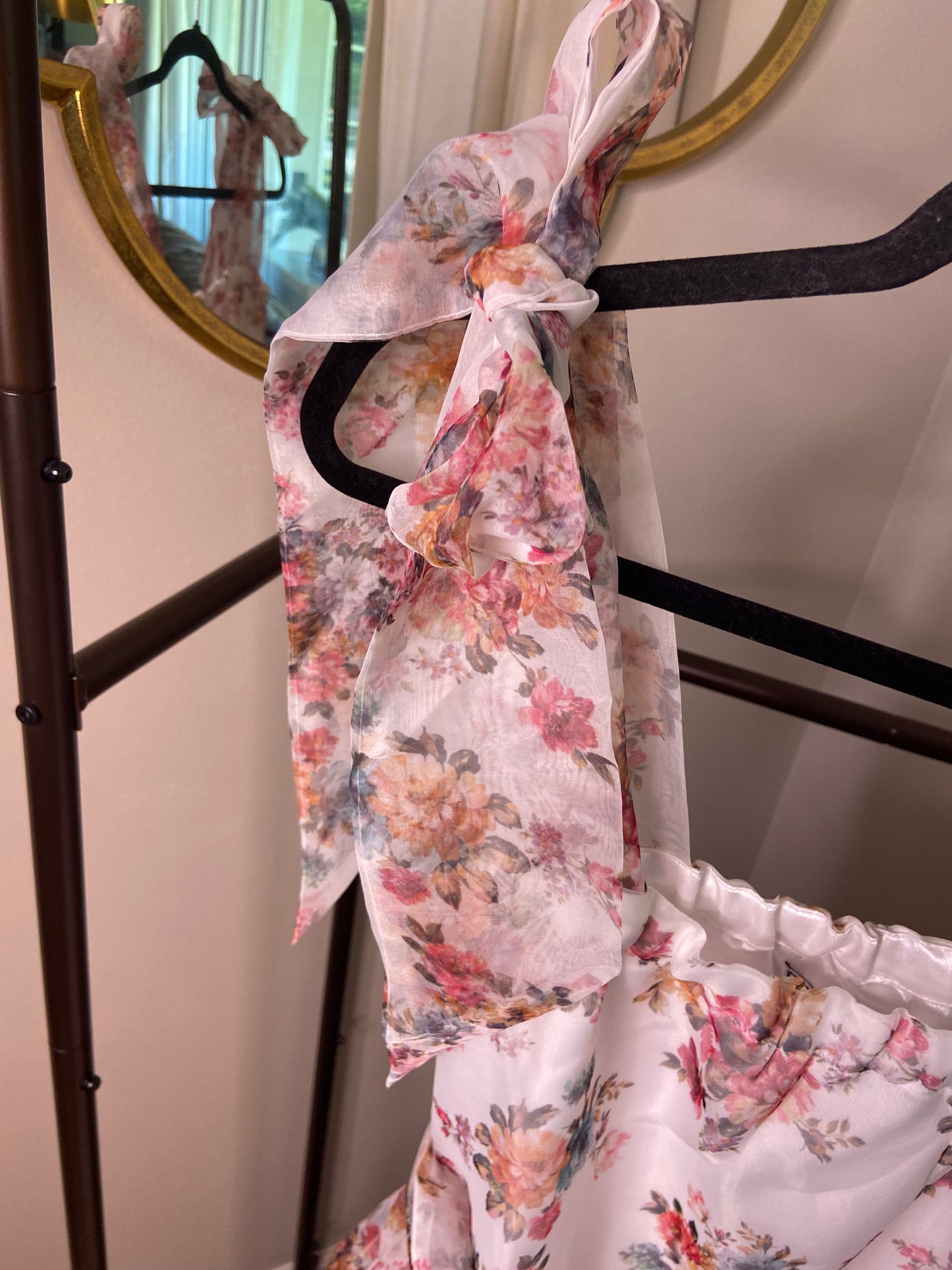 Sue Sartor Annabelle Silk Organza Dress size M