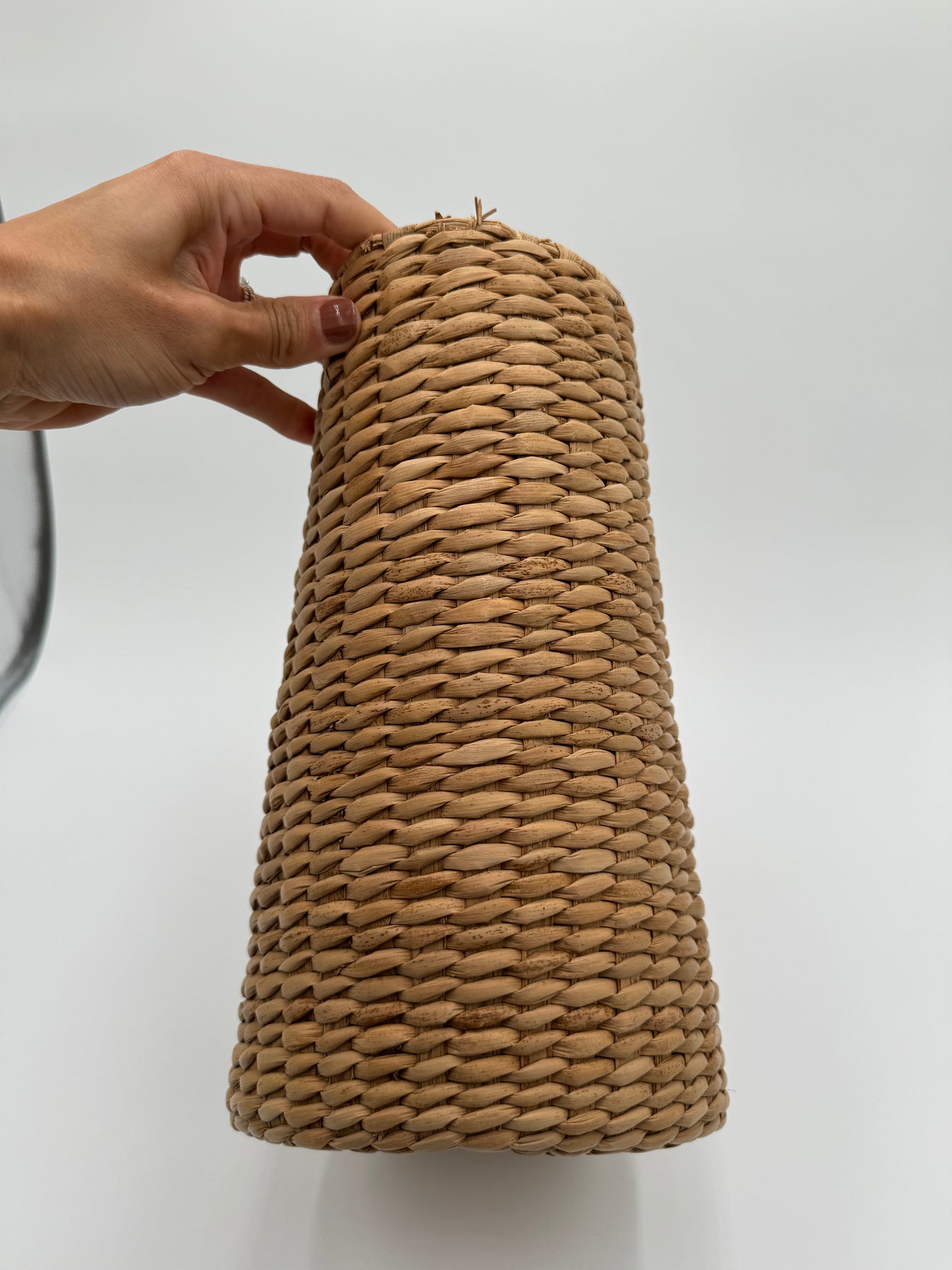 ARANAZ Pebble Raffia Tote