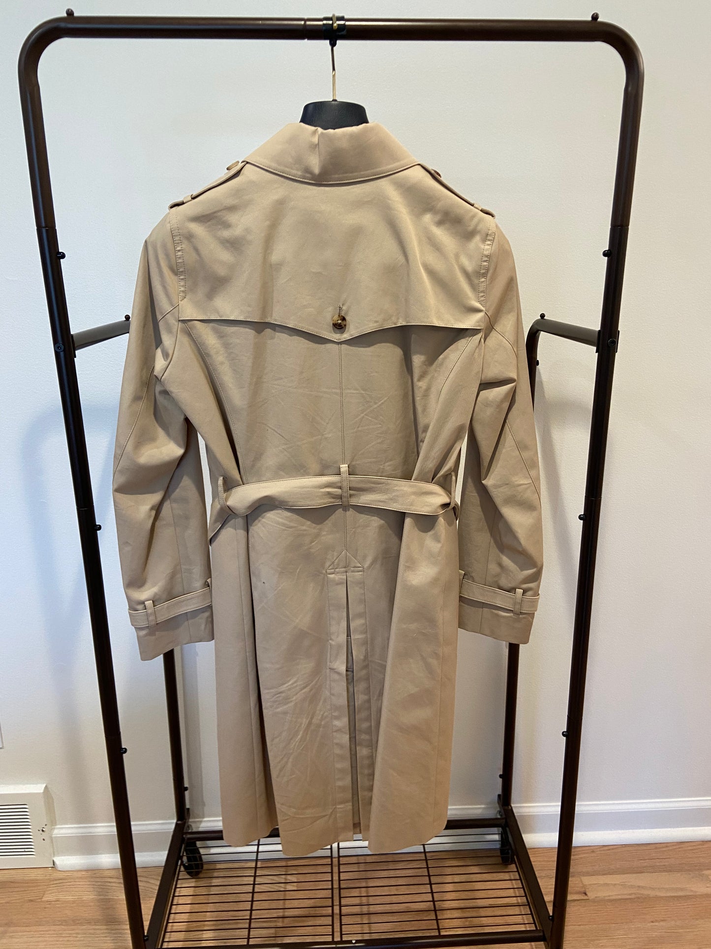 Brooks Brothers Water Repellent Trench Coat With Zip-Out Lining size 6 PETITE