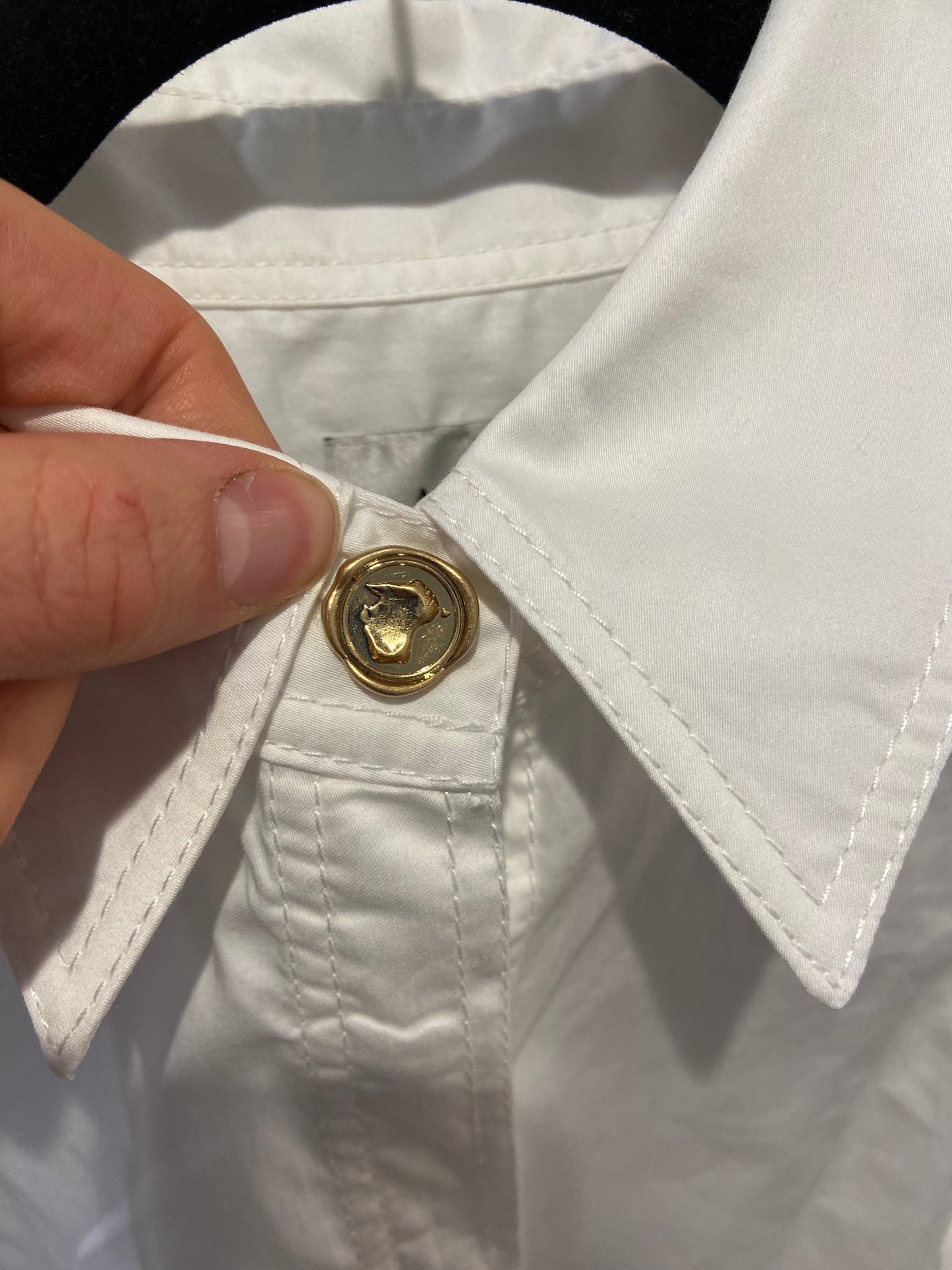 Aje Eucalypt Puff Sleeve Shirt size US 8