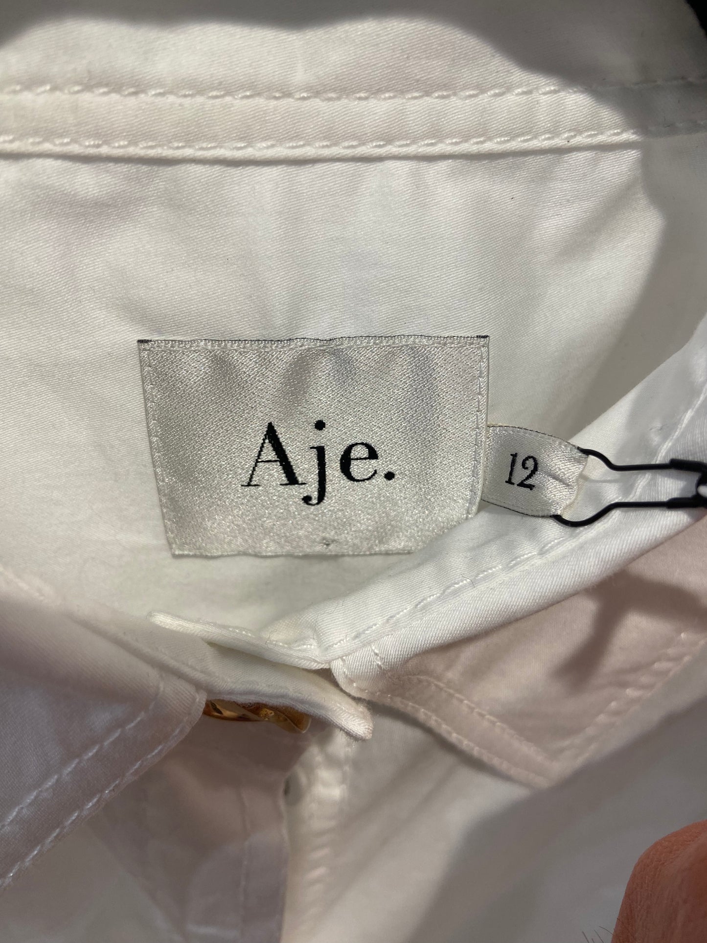 Aje Eucalypt Puff Sleeve Shirt size US 8