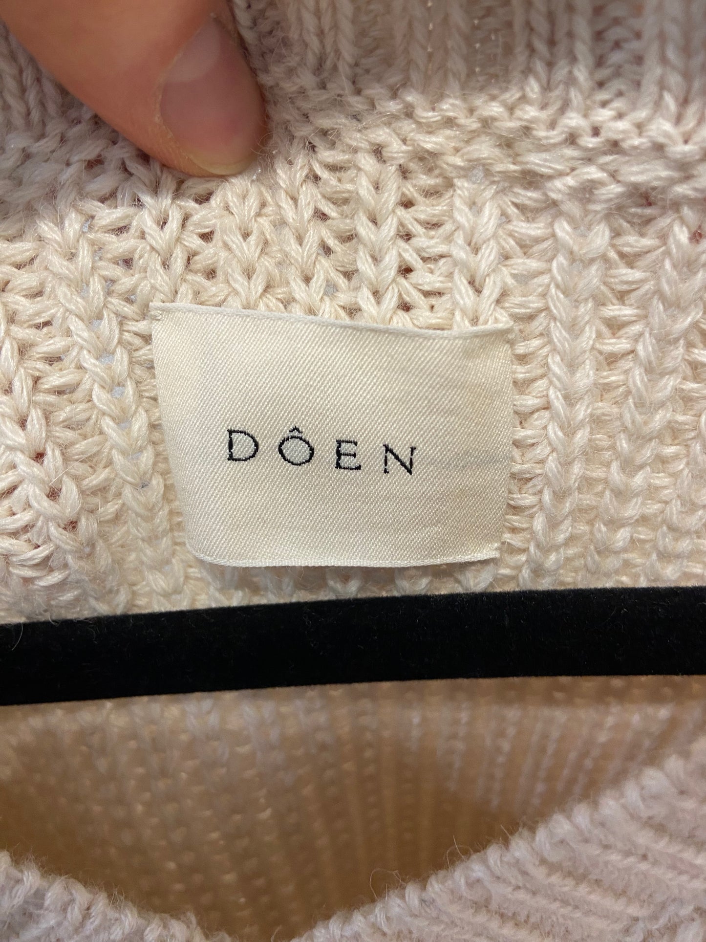 Dôen Emmons Sweater in Cream size S