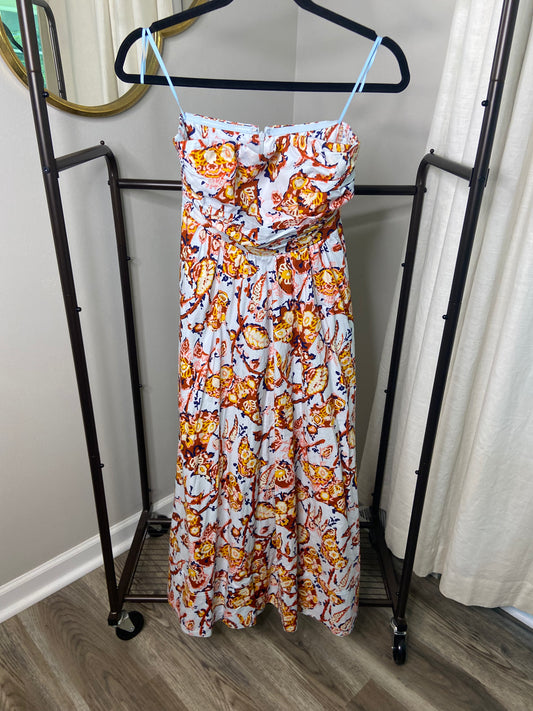 ALC Tate Strapless A-Line Maxi Dress size 0