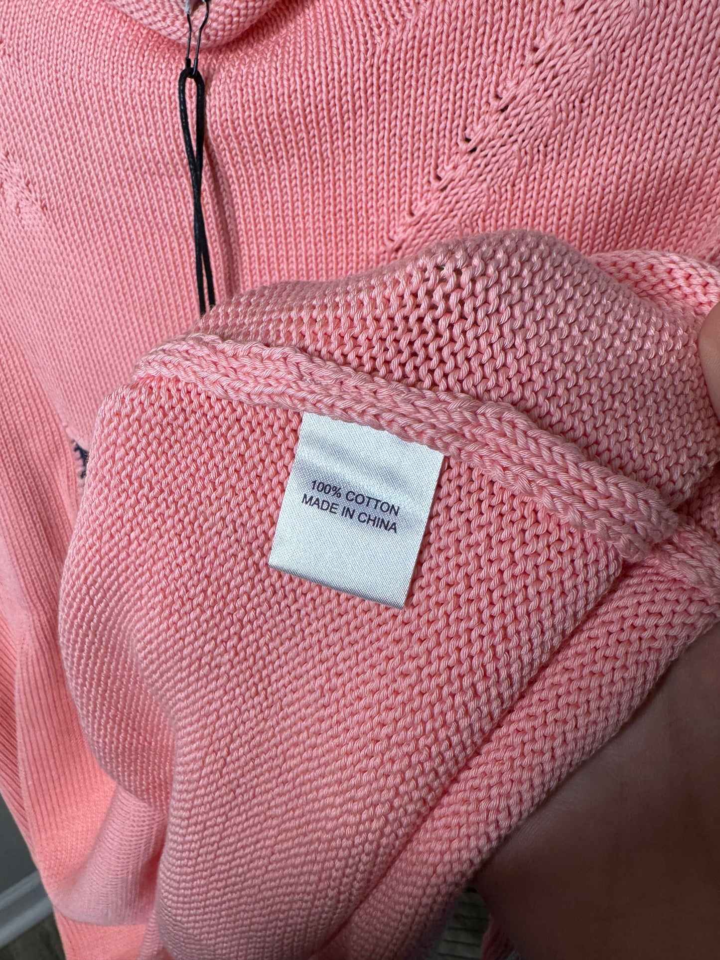 Tuckernuck Americana Roll Hem Flag Sweater size L