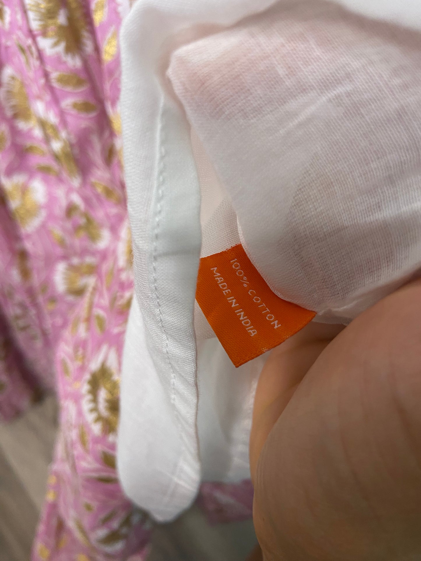 Oliphant Smocked Maxi Dress size L