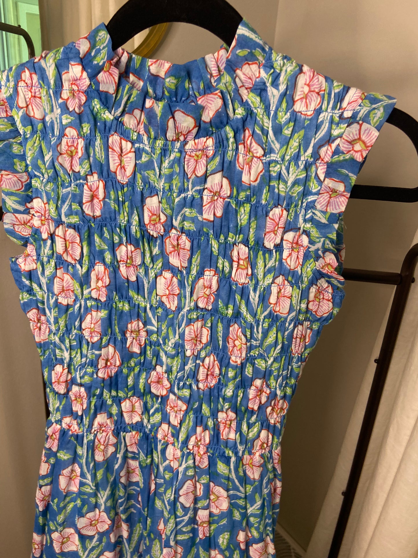 Oliphant Smocked Maxi Dress size XXS