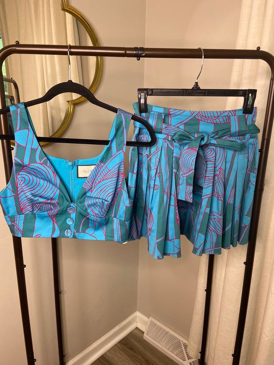 Alexis Top and Skirt Set size XS/S