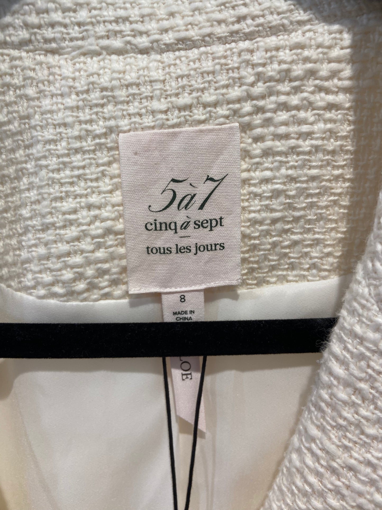 Cinq a Sept Khloe Boucle Blazer Jacket size 8