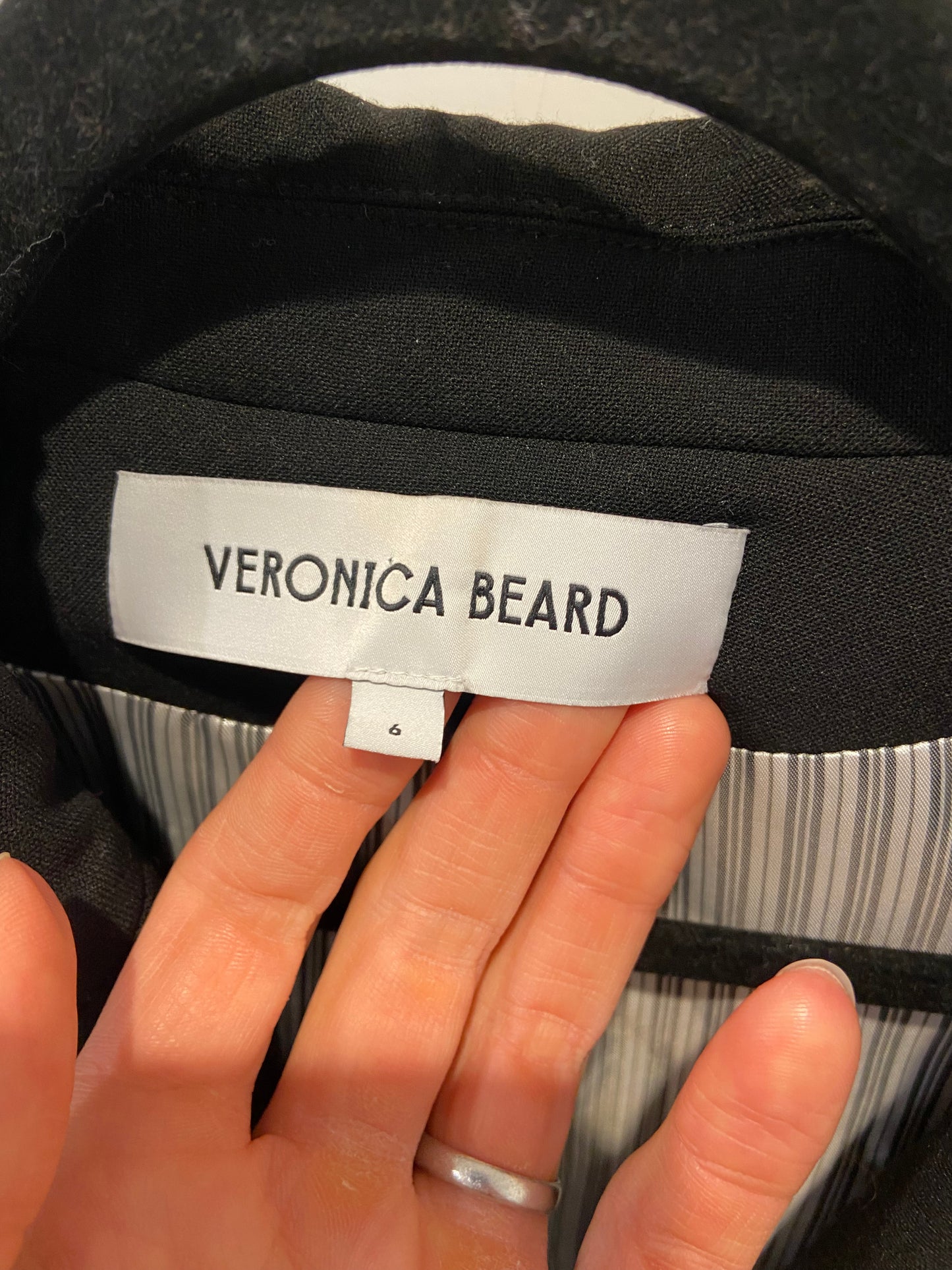 Veronica Beard Nevis Cropped Dickey Jacket size 6